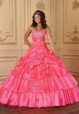 Tiffany Quinceanera 26629.  Available in Bright Fuchsia, Coral, Ivory, Mint Green, White
